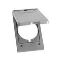 Sirius Electrical Box Cover, 1 Gang, Round, Receptacle SI156990